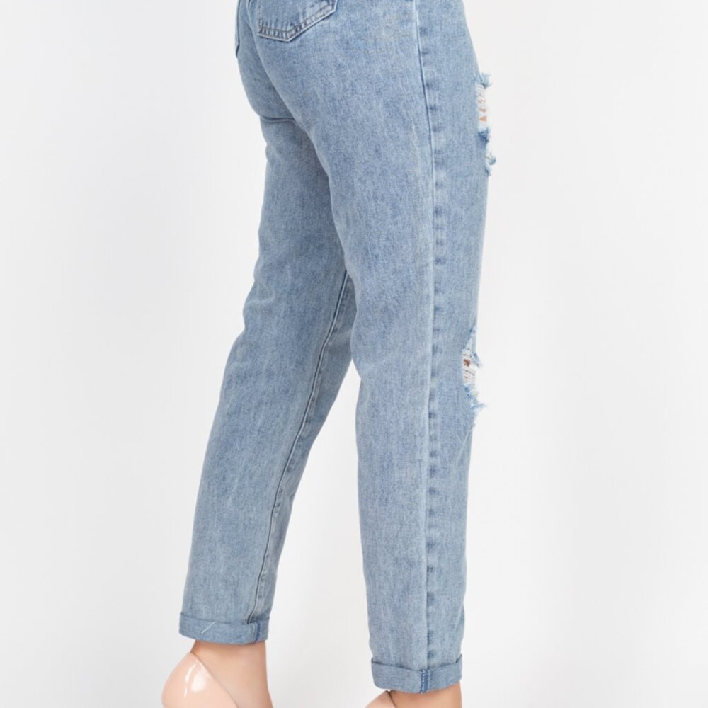 Distressed High-Waist - Picture 4 of 5
